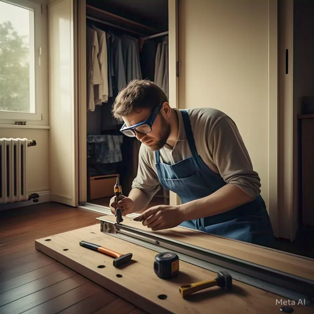 Fix a Sliding Closet Door